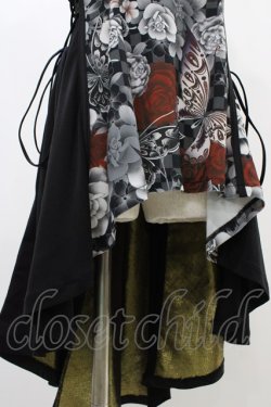 画像5: Qutie Frash / チャイナチュニック  黒×赤 H-25-12-09-1020-QU-TO-KB-ZH