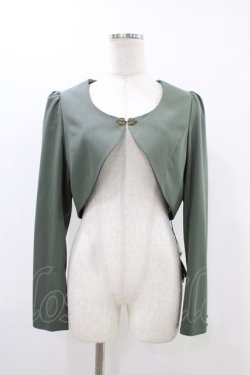 画像1: Sheglit / "Del Fiore"ボレロ  モスグリーン H-25-12-09-1022-EL-TO-KB-ZH