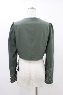 画像2: Sheglit / "Del Fiore"ボレロ  モスグリーン H-25-12-09-1022-EL-TO-KB-ZH