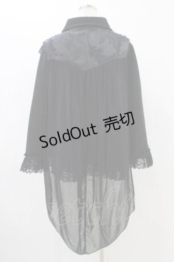 画像2: MR corset / 燕尾テールケープジャケット  ブラック H-25-12-09-1024-PU-JA-KB-ZH