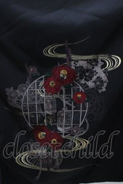 画像5: Ozz oneste / 着物風羽織  黒 H-25-12-09-1025-OO-JA-KB-ZH
