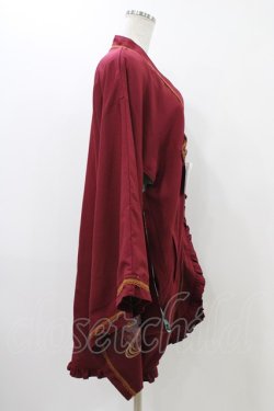 画像3: Ozz oneste / 着物風羽織  エンジ H-25-12-09-1026-OO-JA-KB-ZH