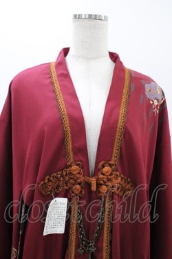 画像4: Ozz oneste / 着物風羽織  エンジ H-25-12-09-1026-OO-JA-KB-ZH