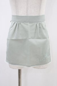 MILK / ペザントエプロン  モスグリーン H-25-12-09-1004-ML-ZA-KB-ZH