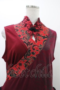 画像4: Qutie Frash / チャイナワンピース  レッド H-25-12-09-1027-QU-OP-KB-ZH