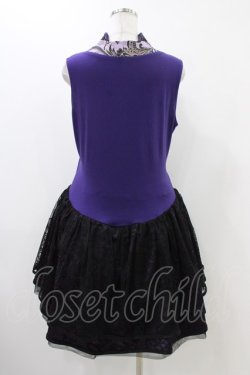 画像2: Qutie Frash / チャイナワンピース  パープル H-25-12-09-1028-QU-OP-KB-ZH