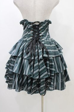 画像2: ATELIER PIERROT / ハリー・ポッター フリルコルセットスカート  スリザリン（グリーン） H-25-12-09-1032-EL-SK-KB-ZH