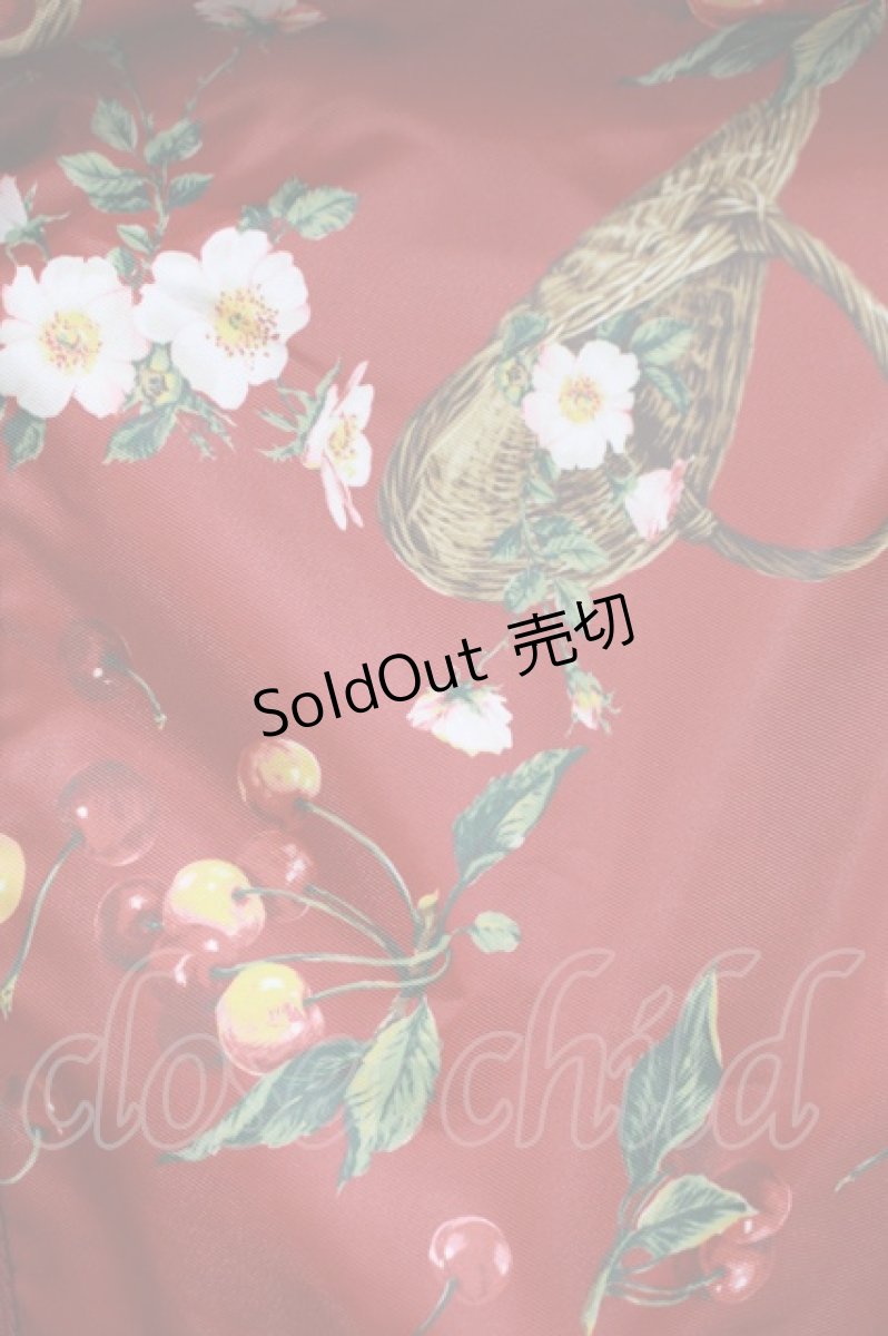 画像3: PINK HOUSE / 野ばらとチェリー柄ボストンバッグ  レッド H-25-12-09-055-LO-BG-NS-ZH (3)