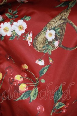 画像3: PINK HOUSE / 野ばらとチェリー柄ボストンバッグ  レッド H-25-12-09-055-LO-BG-NS-ZH