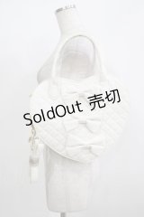 DearMyLove / キルティングハートバッグ  オフホワイト H-25-12-09-057-EL-BG-NS-ZH