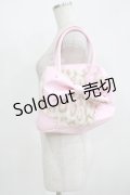 Angelic Pretty / ヒョウ柄ファーリボンボストンバッグ  ピンク H-25-12-09-058-AP-BG-NS-ZH