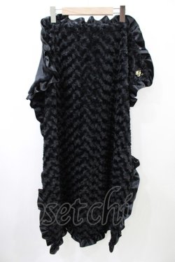 画像2: Amavel / アマベルオリジナルブランケット  ブラック H-25-12-09-065-CA-ZA-NS-ZH