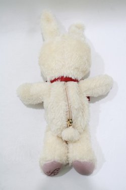 画像2: Maison de FLEUR / くたくたうさぎさんポーチ  アイボリー/レッド H-25-12-09-068-LO-ZA-NS-ZH