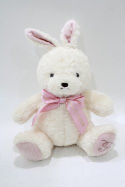 画像1: Maison de FLEUR / 大きいうさぎさんぬいぐるみ  オフ/ピンク H-25-12-09-070-LO-ZA-NS-ZH