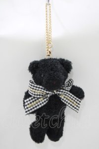 Maison de FLEUR / 東京ソラマチ店限定ベアチャーム/【Ruban】  ブラック H-25-12-09-074-LO-ZA-NS-ZH