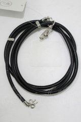 axes femme / スライド丸紐スマホストラップ  ブラック H-25-12-09-077-AX-ZA-NS-ZH