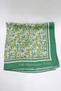 Fi.n.t / 10th Anniversaryスカーフ  GREEN H-25-12-09-080-CA-ZA-NS-ZH
