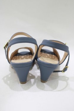 画像3: an another angelus / レースカットワークサンダル L サックス H-25-12-09-081-CA-SH-NS-ZH