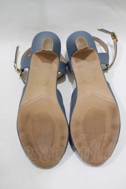 画像4: an another angelus / レースカットワークサンダル L サックス H-25-12-09-081-CA-SH-NS-ZH