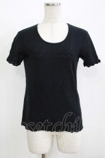 画像1: INGEBORG / 刺繍トップス Free ブラック H-25-12-09-083-LO-TO-NS-ZH (1)