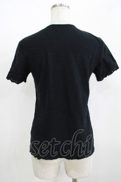 画像3: INGEBORG / 刺繍トップス Free ブラック H-25-12-09-083-LO-TO-NS-ZH