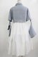 画像3: 森女部落（海外ロリータブランド） / セパレートシャツ付きジャンパースカート L グレー/オフ H-25-12-09-007-PU-OP-NS-ZH (3)