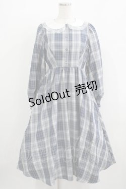 画像1: m petit by misako / サンリオキャラクターズコラボ シナモロール ワンピース S ブルー H-25-12-09-010-LO-OP-NS-ZH