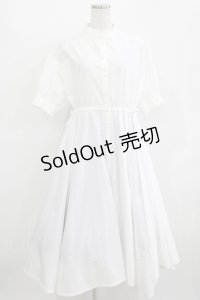 F i.n.t / ランダムヘムドロストシャツワンピース Free OFF WHITE H-25-12-09-011-CA-OP-NS-ZH