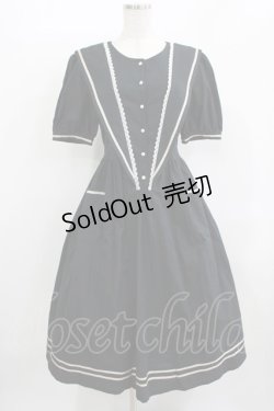 画像1: SERAPHIM / クラシックセーラードレス Free ネイビー H-25-12-09-012-LO-OP-NS-ZH