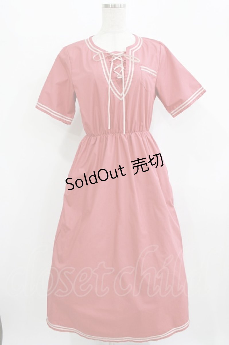 画像1: LEBECCA boutique / 変わらぬ想いと、鼻歌まじりのワンピース Free ピンク H-25-12-09-013-EL-OP-NS-ZH (1)