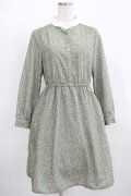 Fi.n.t / クレリック衿小花柄シャツワンピース Free MINT GREEN H-25-12-09-014-CA-OP-NS-ZH
