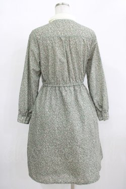 画像3: Fi.n.t / クレリック衿小花柄シャツワンピース Free MINT GREEN H-25-12-09-014-CA-OP-NS-ZH