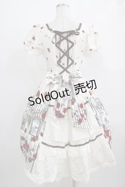 画像3: ALICE and the PIRATES / Vampire Prelude柄ワンピース Free アンティーク(生成） H-25-12-09-002-PA-OP-NS-ZH