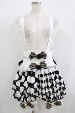 画像1: ALICE and the PIRATES / うさぎマジシャンのPOMPOMサロペットパンツ Free オフ H-25-12-09-019-PA-OP-NS-ZH