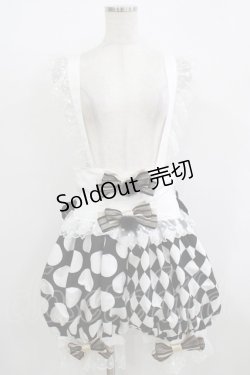 画像1: ALICE and the PIRATES / うさぎマジシャンのPOMPOMサロペットパンツ Free オフ H-25-12-09-019-PA-OP-NS-ZH