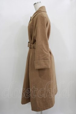 画像2: F&A / べっ甲釦ステンカラーオーバーコート Free BEIGE H-25-12-09-020-LO-CO-NS-ZH