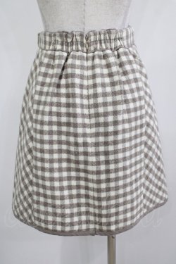 画像3: evelyn / チェック台形スカート Free ベージュ H-25-12-09-024-LO-SK-NS-ZH