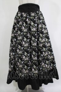 Kurumi Collaboration / KRハナガラHWフレアSK M ブラック H-25-12-10-021-GO-SK-NS-ZH