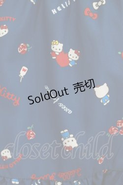 画像4: axes femme / ハローキティプリントスカート Free ブルー H-25-12-10-022-AX-SK-NS-ZH