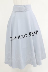 an another angelus / 変形バックルベルトサーキュラースカート Free BLUE H-25-12-10-023-CA-SK-NS-ZH