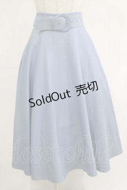 画像1: an another angelus / 変形バックルベルトサーキュラースカート Free BLUE H-25-12-10-023-CA-SK-NS-ZH