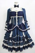 Angelic Pretty / ローズガーデンプリンセスワンピース free 紺 H-25-12-10-002-AP-OP-NS-ZH