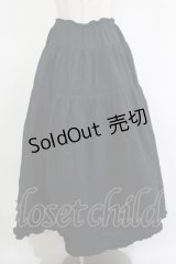 WONDERFUL WORLD / フリルスカート Free ブラック H-25-12-10-024-LO-SK-NS-ZH