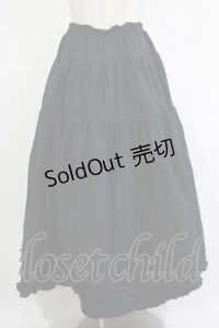 WONDERFUL WORLD / フリルスカート Free ブラック H-25-12-10-024-LO-SK-NS-ZH