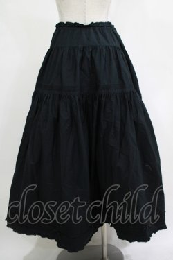 画像3: WONDERFUL WORLD / フリルスカート Free ブラック H-25-12-10-024-LO-SK-NS-ZH