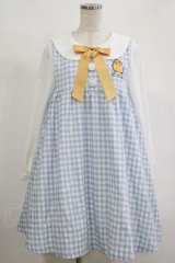 To Alice / ことり幼稚園長袖ワンピース S サックス H-25-12-10-025-LO-OP-NS-ZH