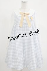 To Alice / ことり幼稚園長袖ワンピース S サックス H-25-12-10-025-LO-OP-NS-ZH