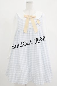 To Alice / ことり幼稚園長袖ワンピース S サックス H-25-12-10-025-LO-OP-NS-ZH