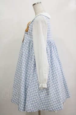 画像2: To Alice / ことり幼稚園長袖ワンピース S サックス H-25-12-10-025-LO-OP-NS-ZH