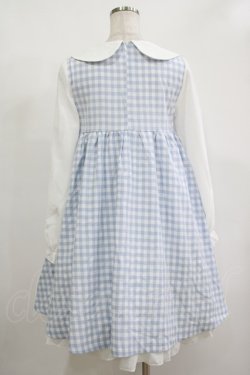 画像3: To Alice / ことり幼稚園長袖ワンピース S サックス H-25-12-10-025-LO-OP-NS-ZH